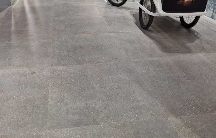 Carrelage de sol et mural Alfastone gris 100x100cm