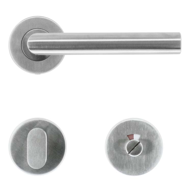 Poignée de porte pro eco belluno 19mm avec serrure toilette