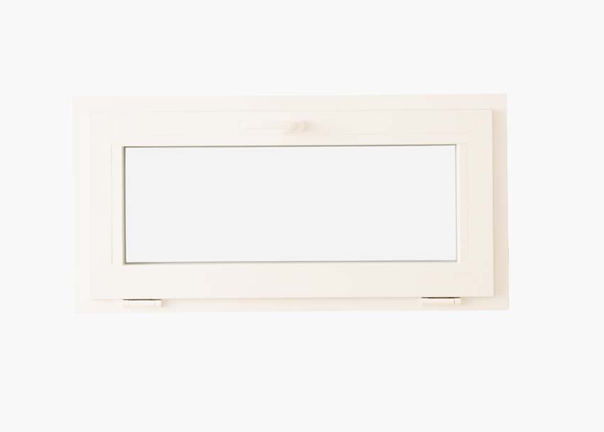Châssis battant pvc Deceuninck Elegant Infinity blanc/bl B1500xH500 mm Châssis battant pvc Deceuninck Elegant Infinity blanc/bl B1500xH500 mm