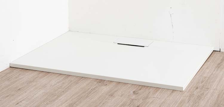 Douchebak Myo SMC mat wit leisteenlook 120x90cm