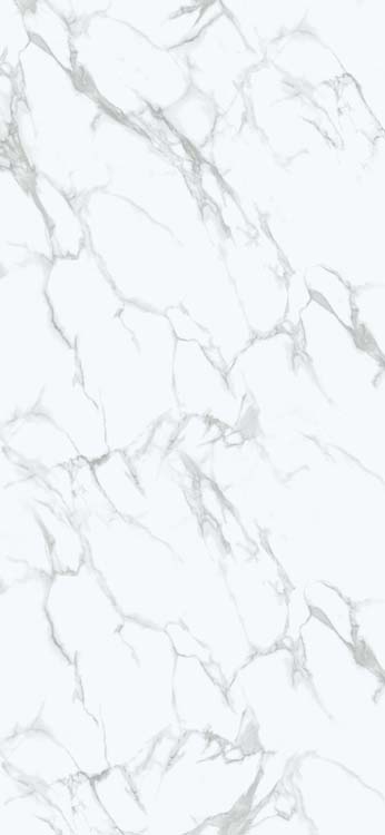 Panneau mural Ira Marmino SPC blanc brillant 90x260x0,4cm