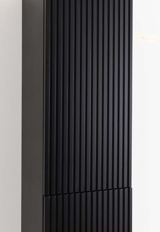 Armoire colonne Sunday noir montage murale 160x35x35cm Armoire colonne Sunday noir montage murale 160x35x35cm