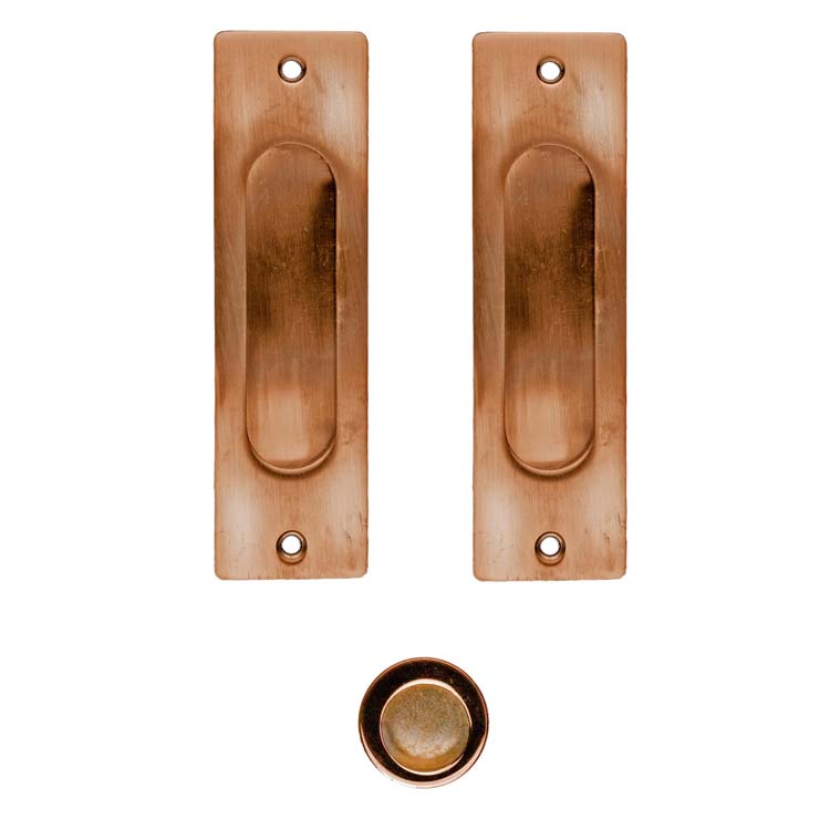 Coquille de porte pro altamura ovale  carré rose par set