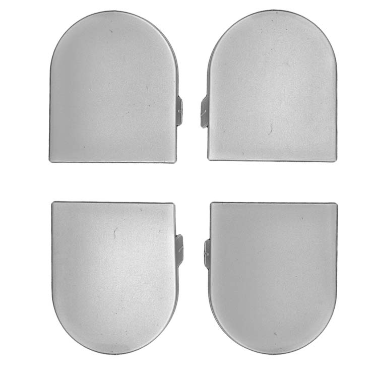 Paumelle afdekkapjes AGB eclipse 2 look inox