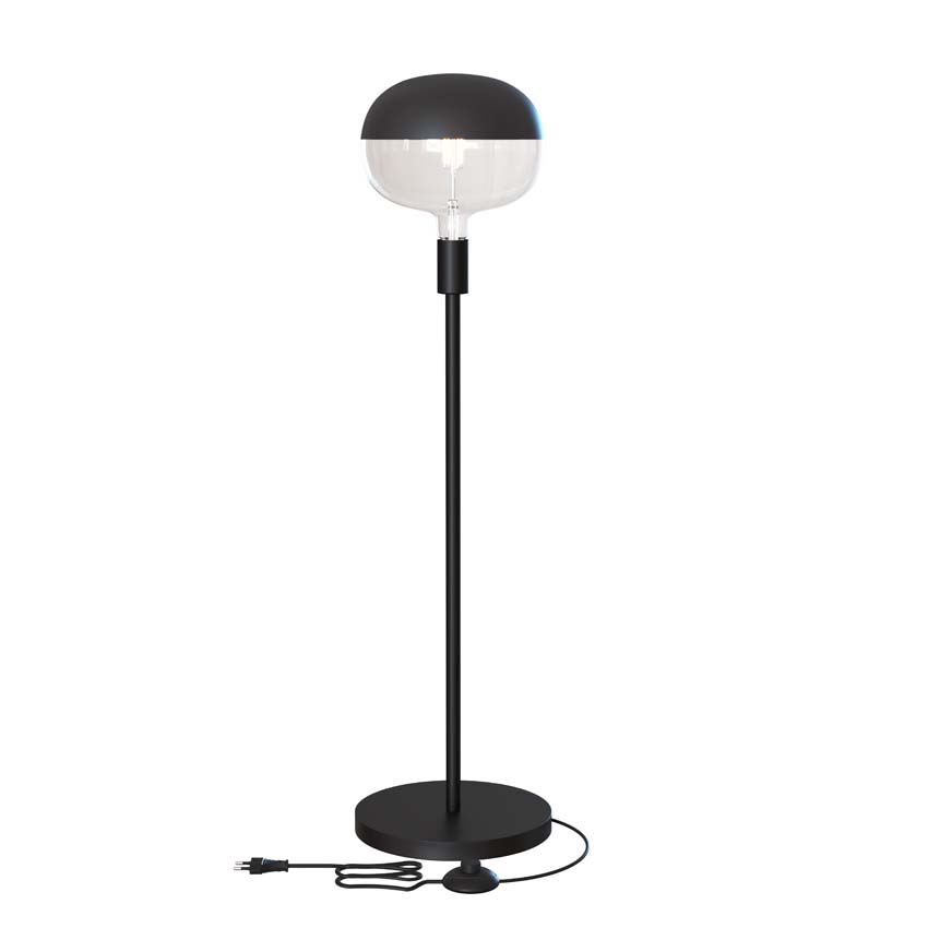 Lampe de table - Noir - H75cm - E27 - 1x40W