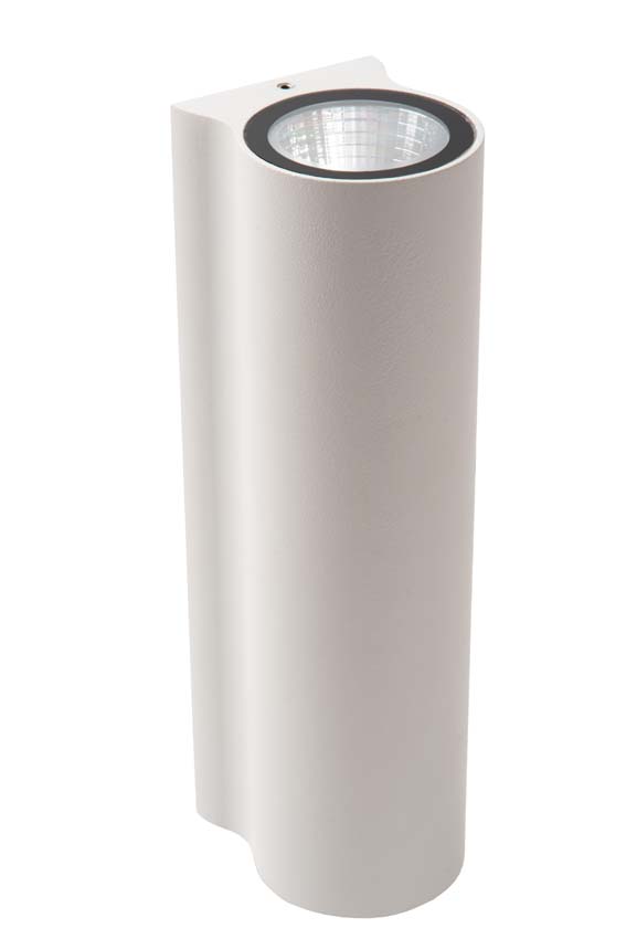 Lucide AKRA - Wandlamp Binnen/Buiten - LED - 2x6,5W 2700K - IP54 - Wit