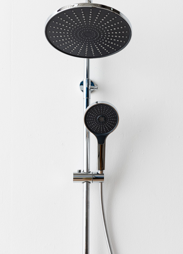 Bad- en doucheset Hudson thermostatisch chroom