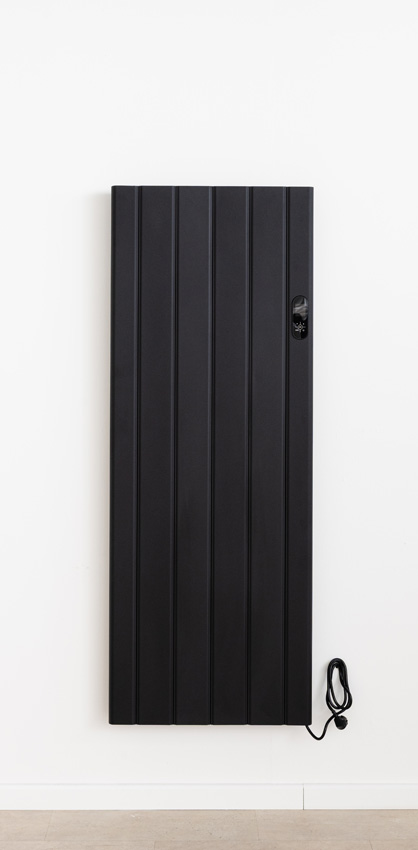 Elektrische designradiator Daisy enkel 160x61cm antraciet 2000Watt
