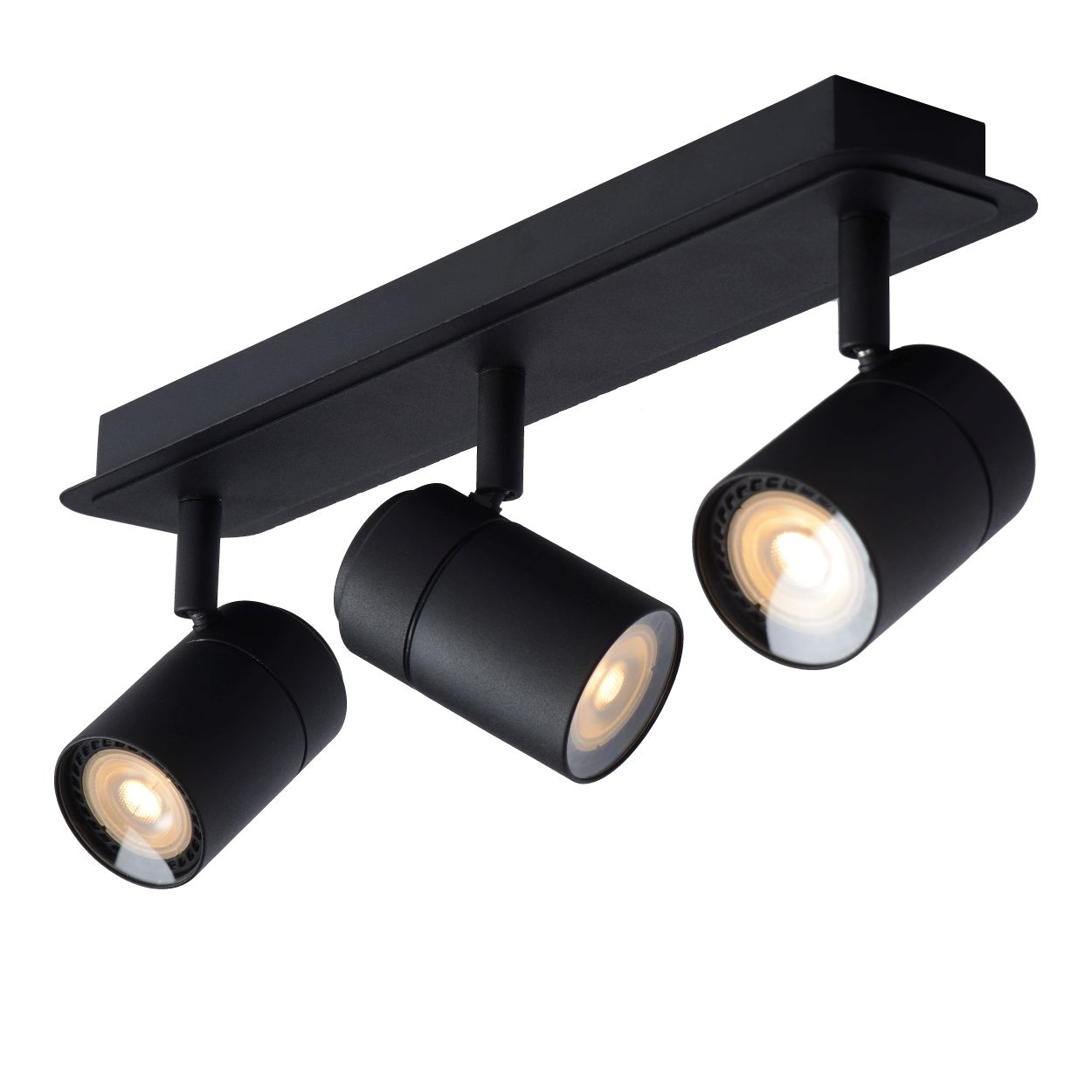 LENNERT Spot Plafond 3x5W/GU10 Noir Mat