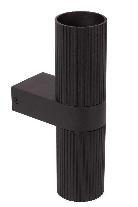 Wandspot / Wandlamp - 2xGU10 - Zwart