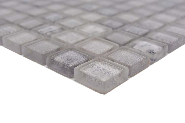Mozaïek Crystal Wildlife wit glanzend 29,8x29,8cm