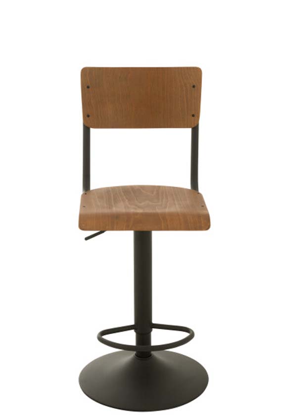 Chaise de bar Vinci brun