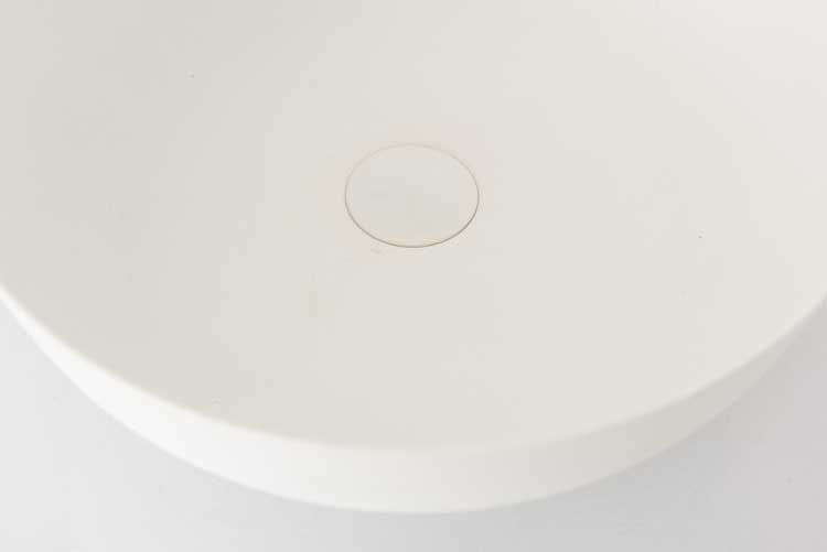 Opbouwkom Ferreira mat wit 40cm