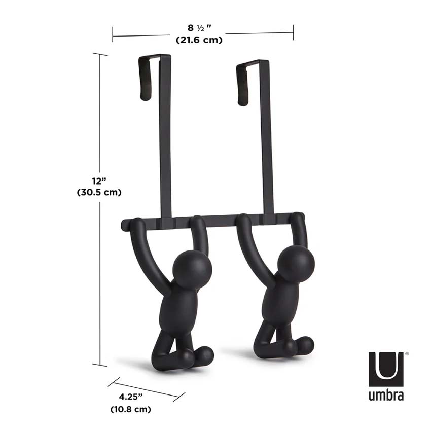 Deurhaken Umbra Buddy 2-delig zwart