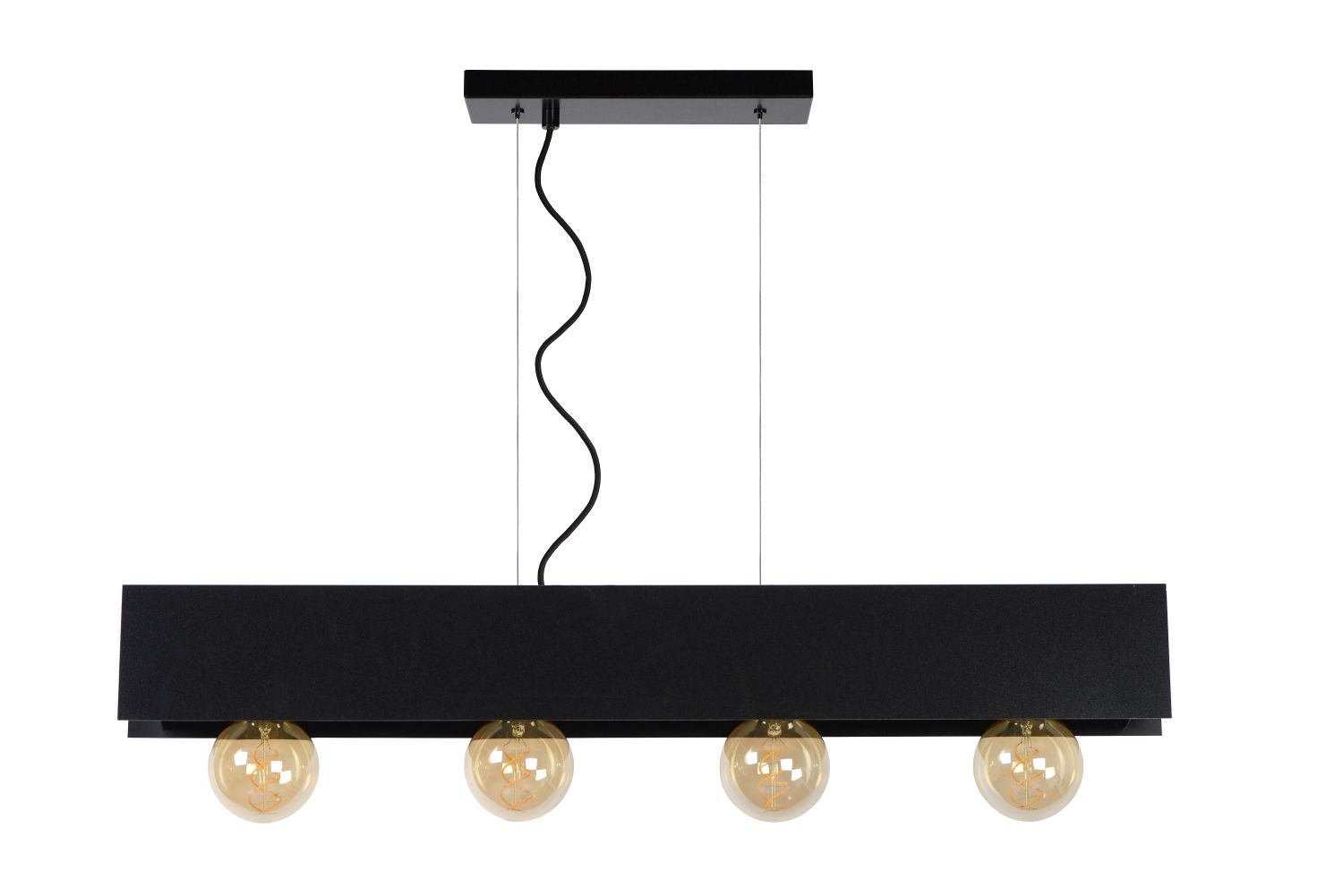 SURTUS Suspension 4xE27/60W Noir