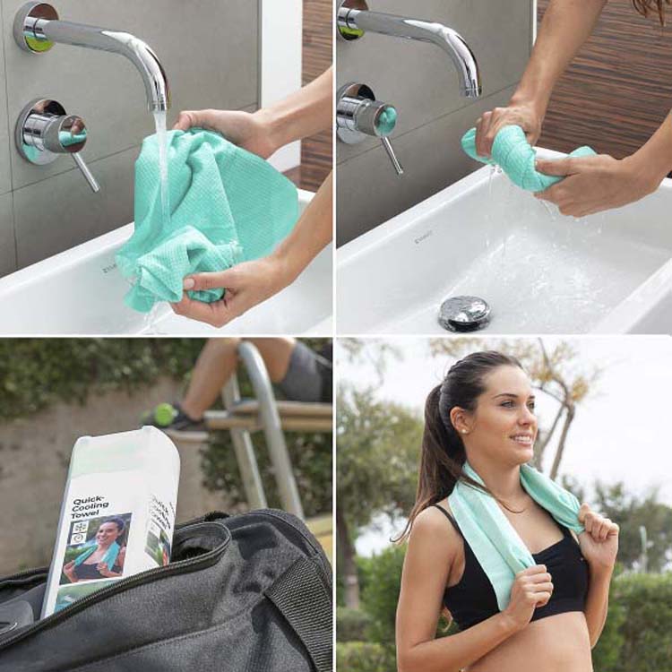 Sporthanddoek ijs effect instant verkoeling Sporthanddoek ijs effect instant verkoeling