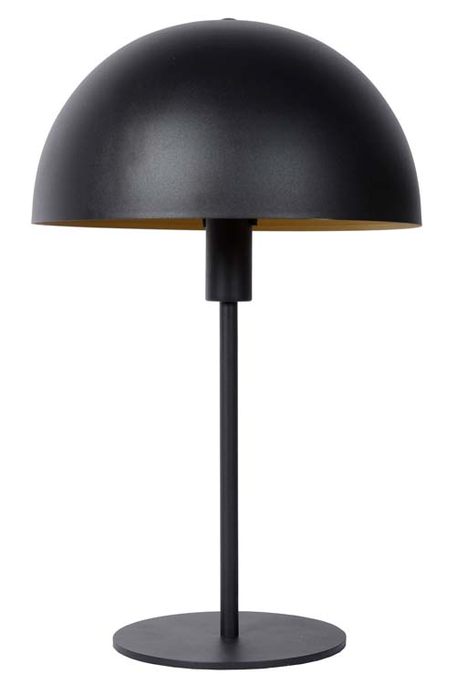 Lampe de table - noir - Ø25cm - E14 - 40W