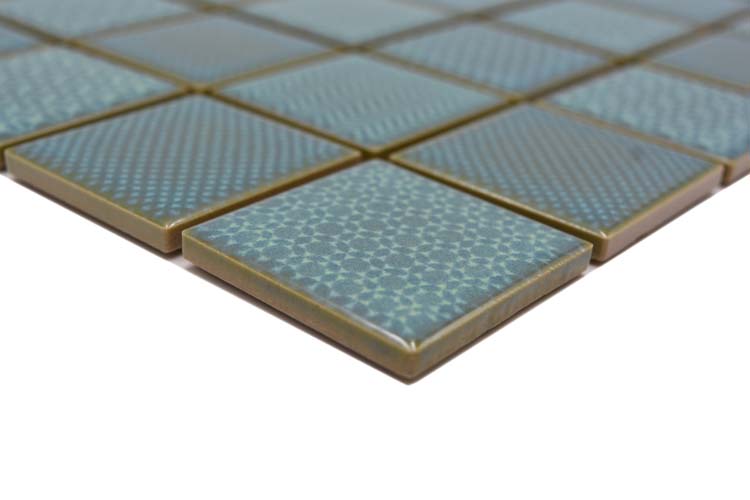 Mosaïque Heritage vert émeraude brillant 29,8x29,8cm