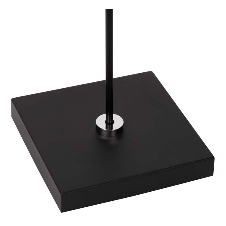 Lampadaire - noir - H134cm - LED - 12W - 2700/4000K