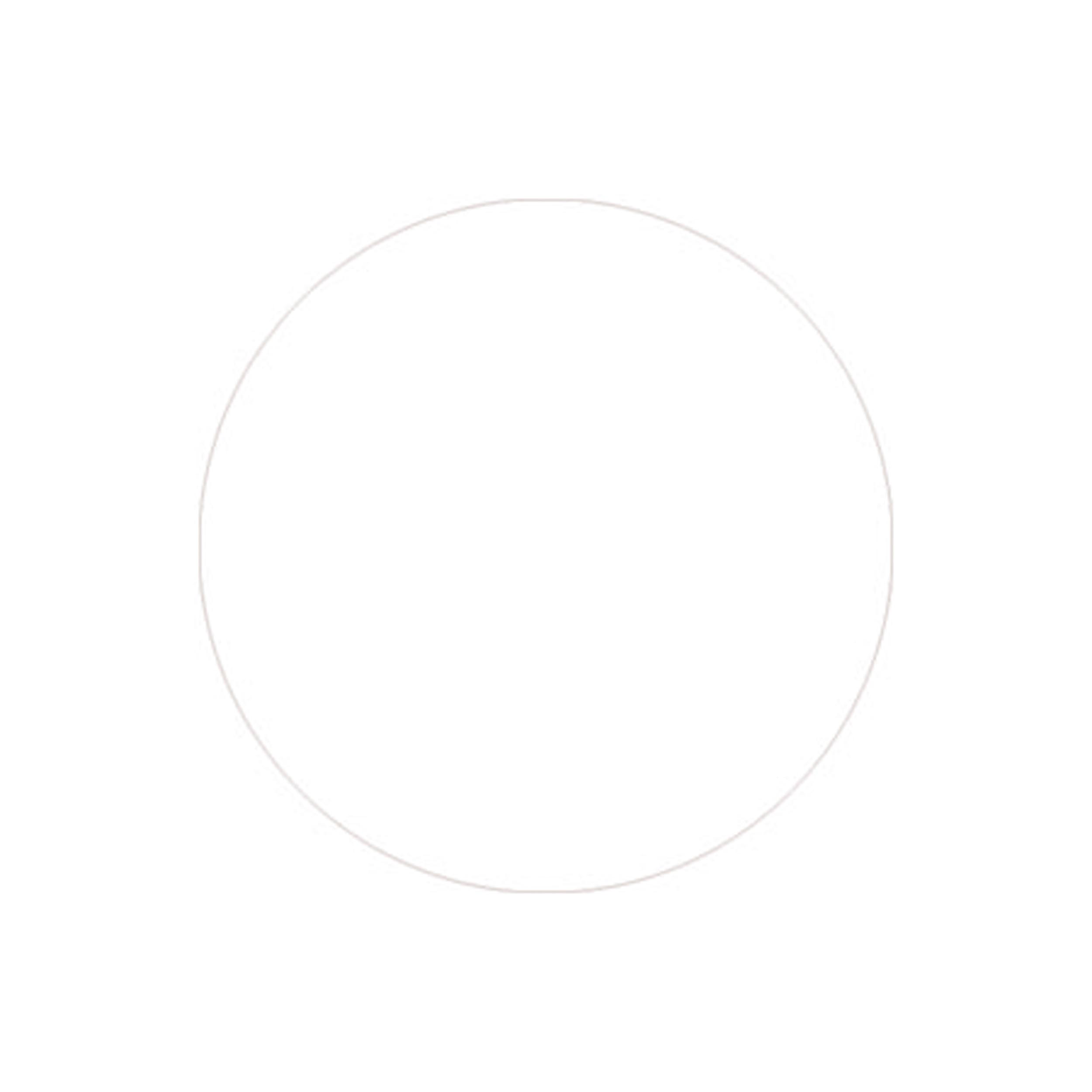Glas pro rond doorzichtig 198mm dikte 4mm