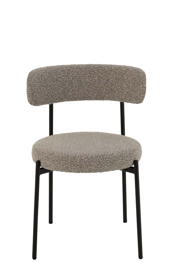 Stoel Boucle grijs