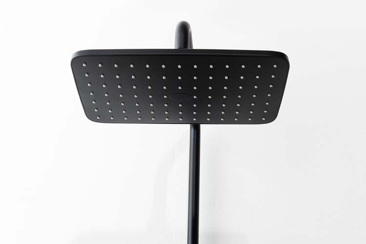 Colonne de baignoire et douche Magali noir mat