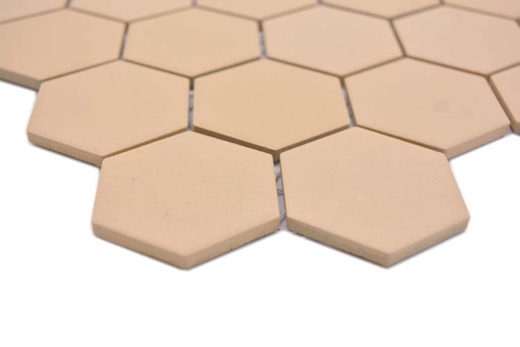 Mosaïque Hexagon orange mat 32,5x28,1cm