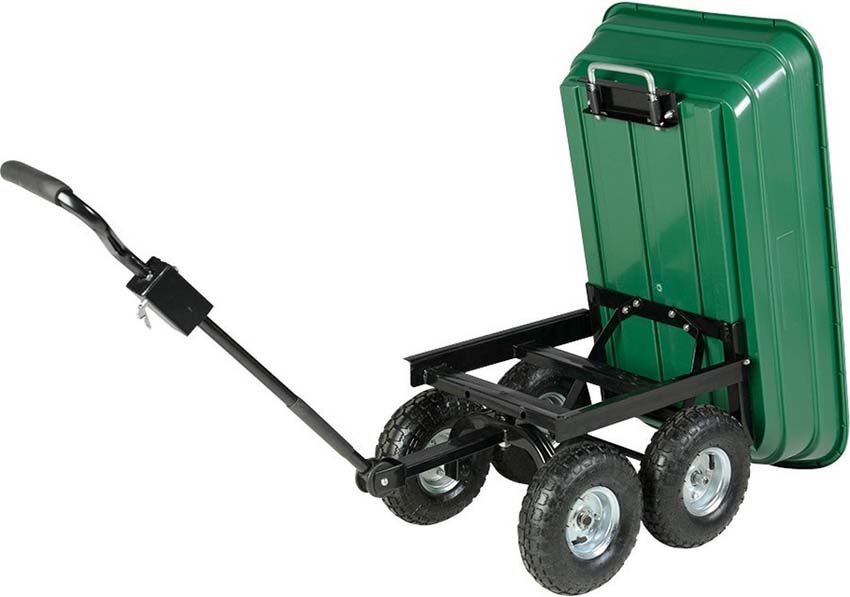 Handkar Turfmaster met kiepbak 250kg