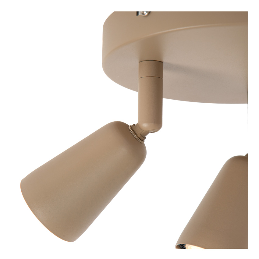 Spot de plafond - Taupe - 28,3x24,5x14 m - 3xGU10
