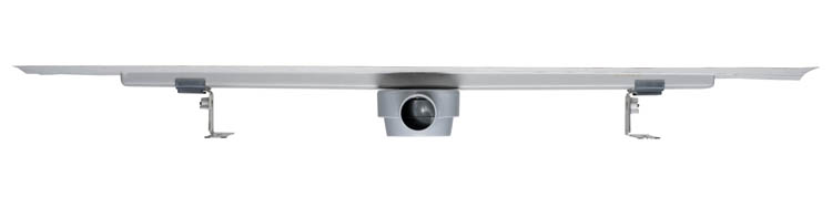 Caniveau de douche inox gris 80cm