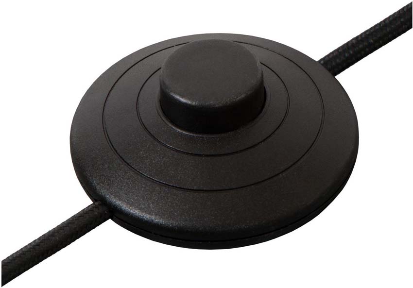 Staande lamp Pixi - zwart - 128cm - 1xE27