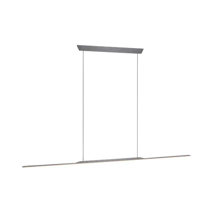 Suspension - Gris - 125cm - Dimmable - 1x18W - 3000K