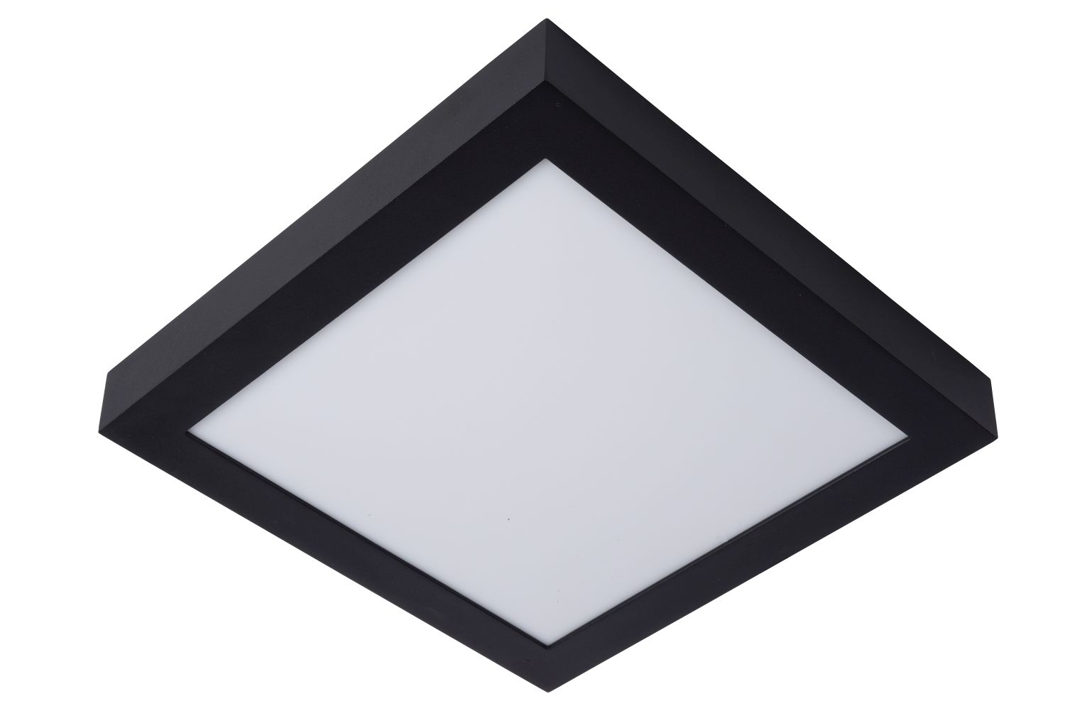 Plafondlamp - zwart - vierkant - dimbaar - LED - 30W - IP44