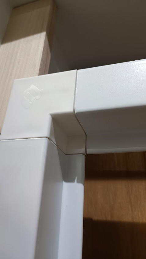 Porte technique acier blanc isolée 99x204,5cm réversible