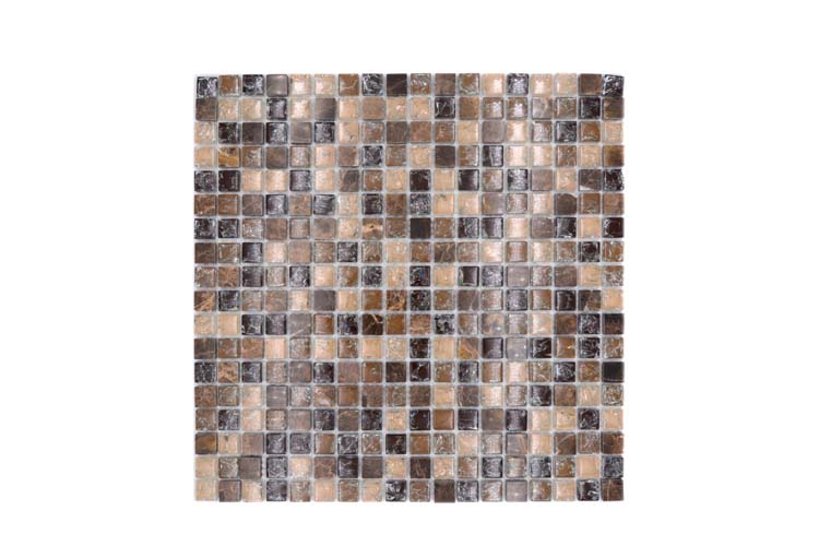 Mosaïque Crystal+ Mix beige brillant 30,5x30,5cm