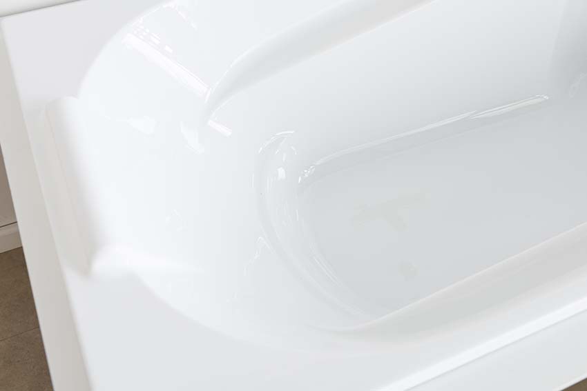 Inbouwbad Cora glanzend wit ergonomisch 180x80cm