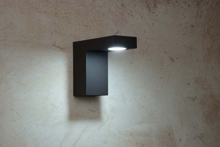 Applique murale extérieure - anthracite - LED - 7W - 3000K - IP54