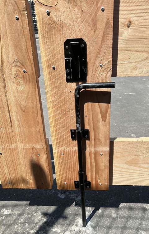 Portail battant Douglas 300x100cm Portail battant Douglas 300x100cm