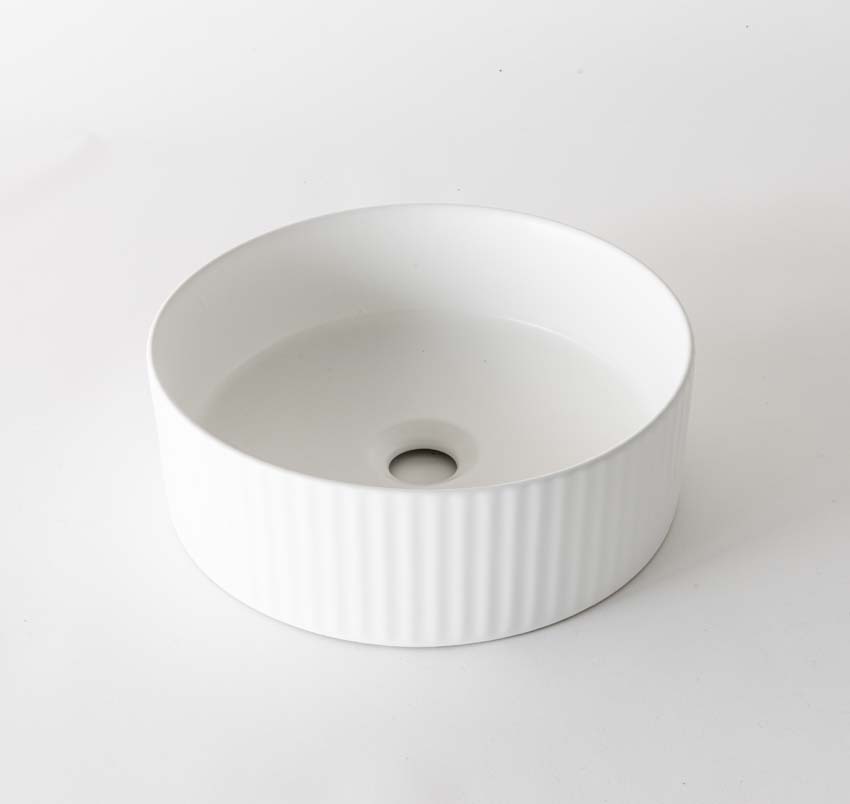 Vasque à poser Gadot blanc mat 36cm