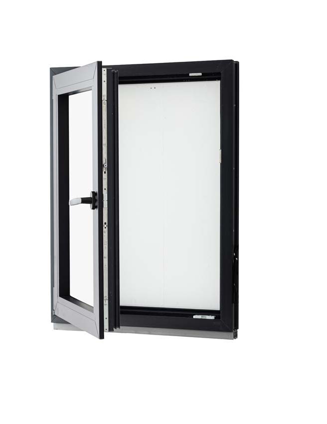1-VAN Châssis oscillo-battant pvc Elegant noir/noir B750xH1000 mm G 1-VAN Châssis oscillo-battant pvc Elegant noir/noir B750xH1000 mm G