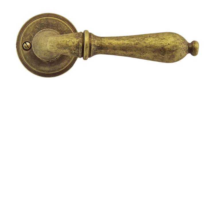 Poignée de porte pro amalfi vieux jaune sans rosace