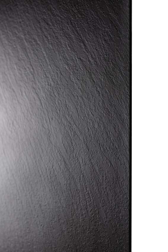 Panneau de douche Milo Slate SMC noir mat 152,4x243,8cm