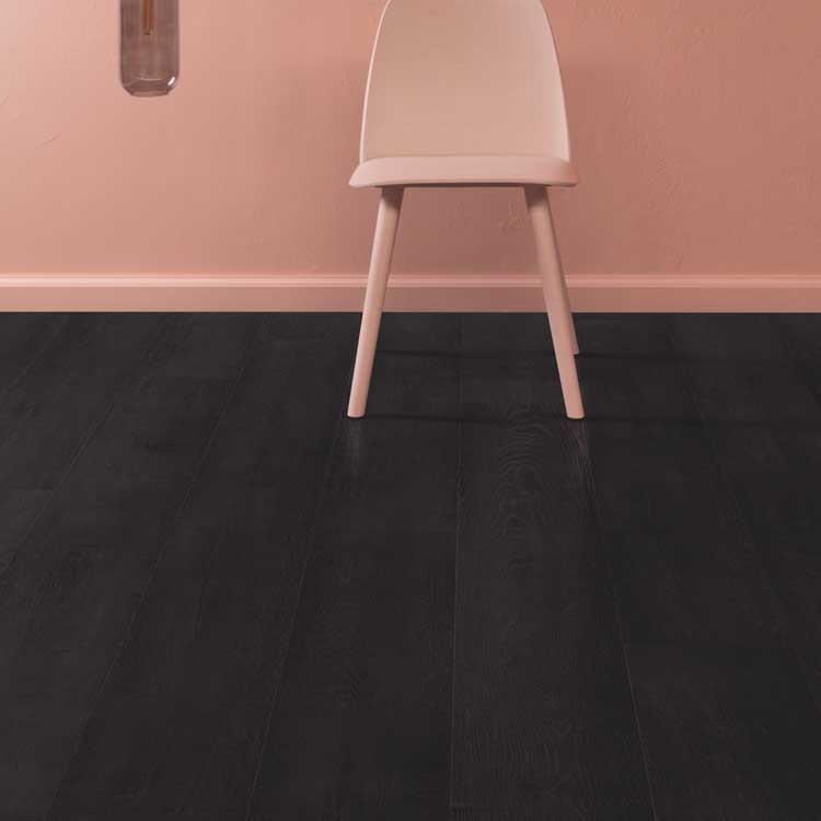 Laminaat Quick-Step Capture 9mm eik geverfd zwart 138x21,2cm