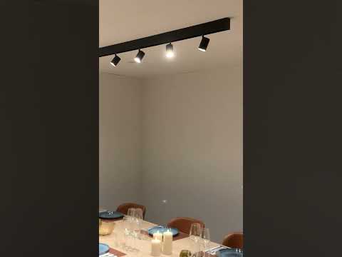 Railverlichting design Béa zwart set 1,8m 5 spots GU10 5x5W