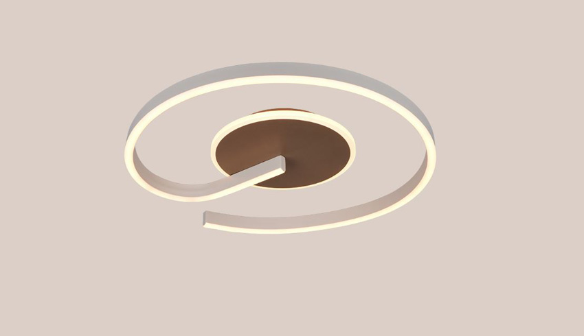 Plafondlamp - koffie - Ø50cm - dimbaar - LED - 1x21W - 2300/3000/4000K