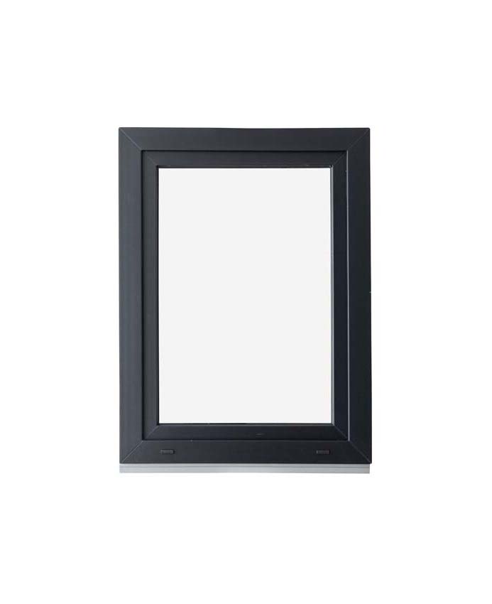 1-VAN Châssis oscillo-battant pvc Elegant noir/noir B750xH1000 mm G 1-VAN Châssis oscillo-battant pvc Elegant noir/noir B750xH1000 mm G