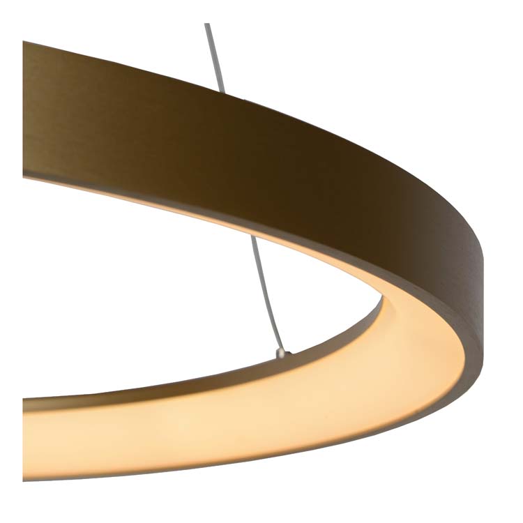 Hanglamp - goud/messing - dimbaar - Ø58cm - LED