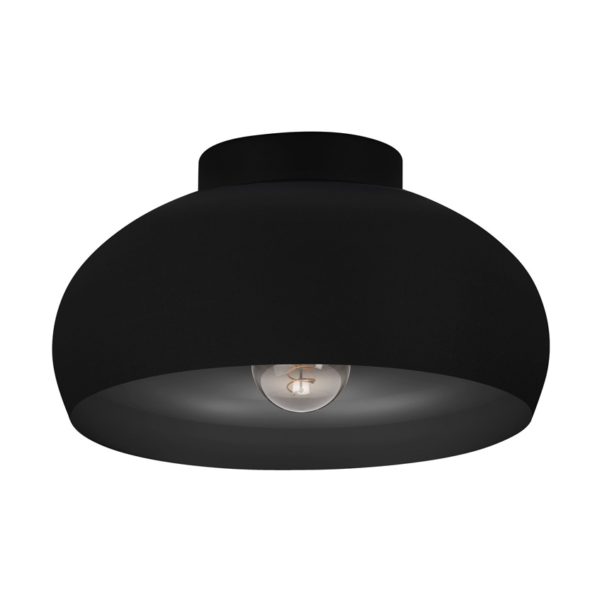 Plafonnier - noir - Ø28cm - dimmable - E27 - 1x40W