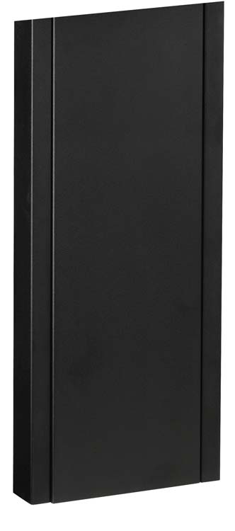Brievenbuspaal 1001 breed zwart