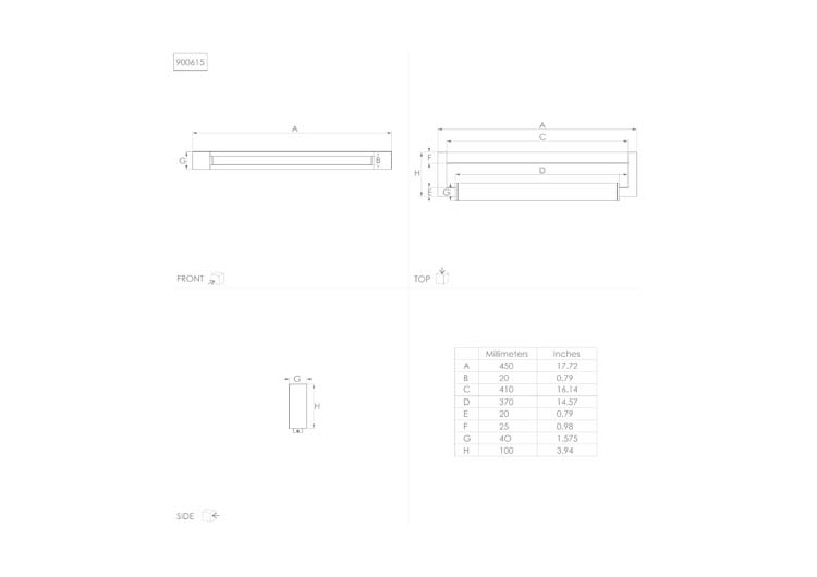 Eglo GEMILIANA - Applique murale - LED - 8,9W - noirzwart